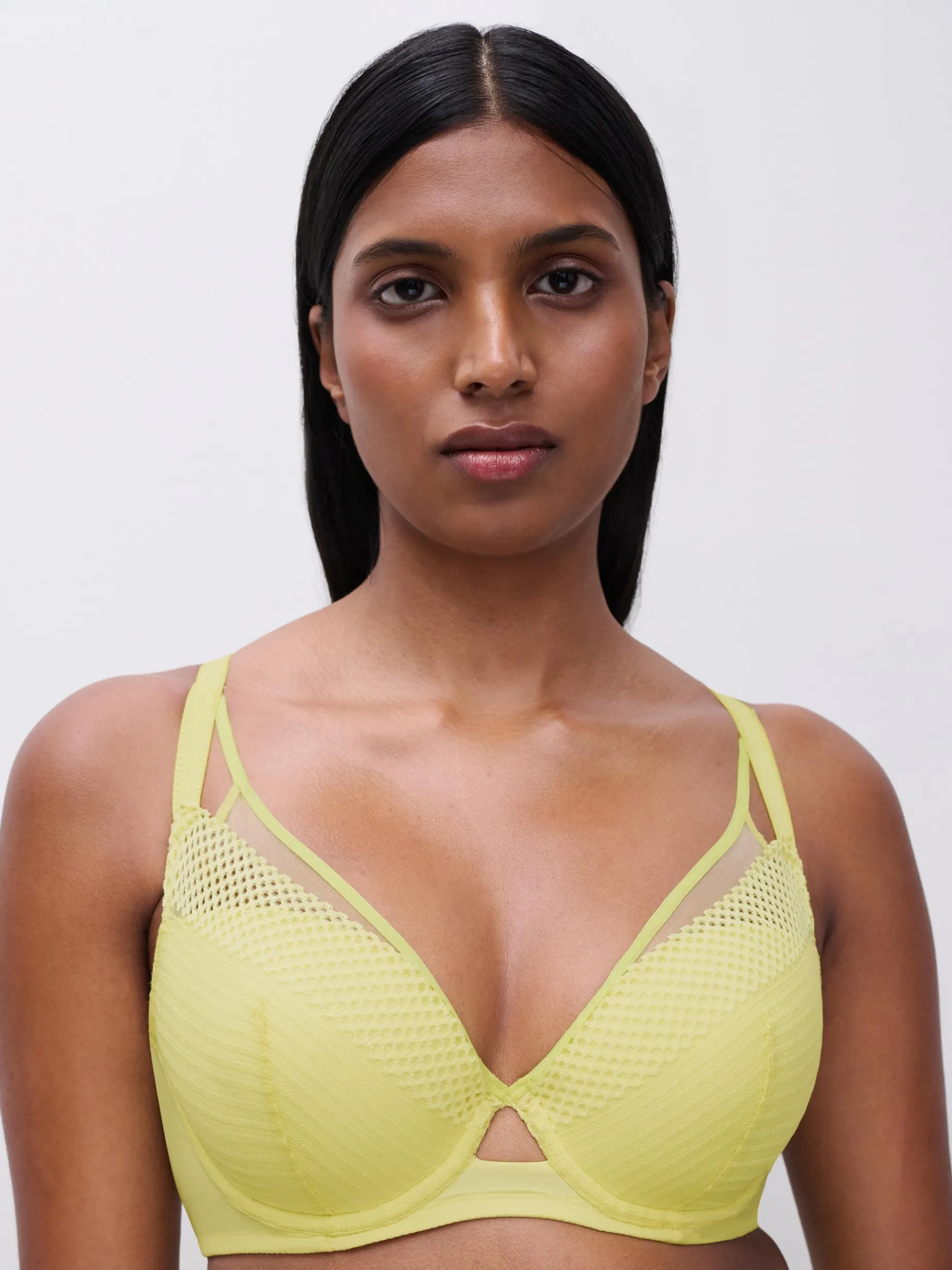 CHANTELLE PULP PLAY Plunge t-shirt BH - Citrus