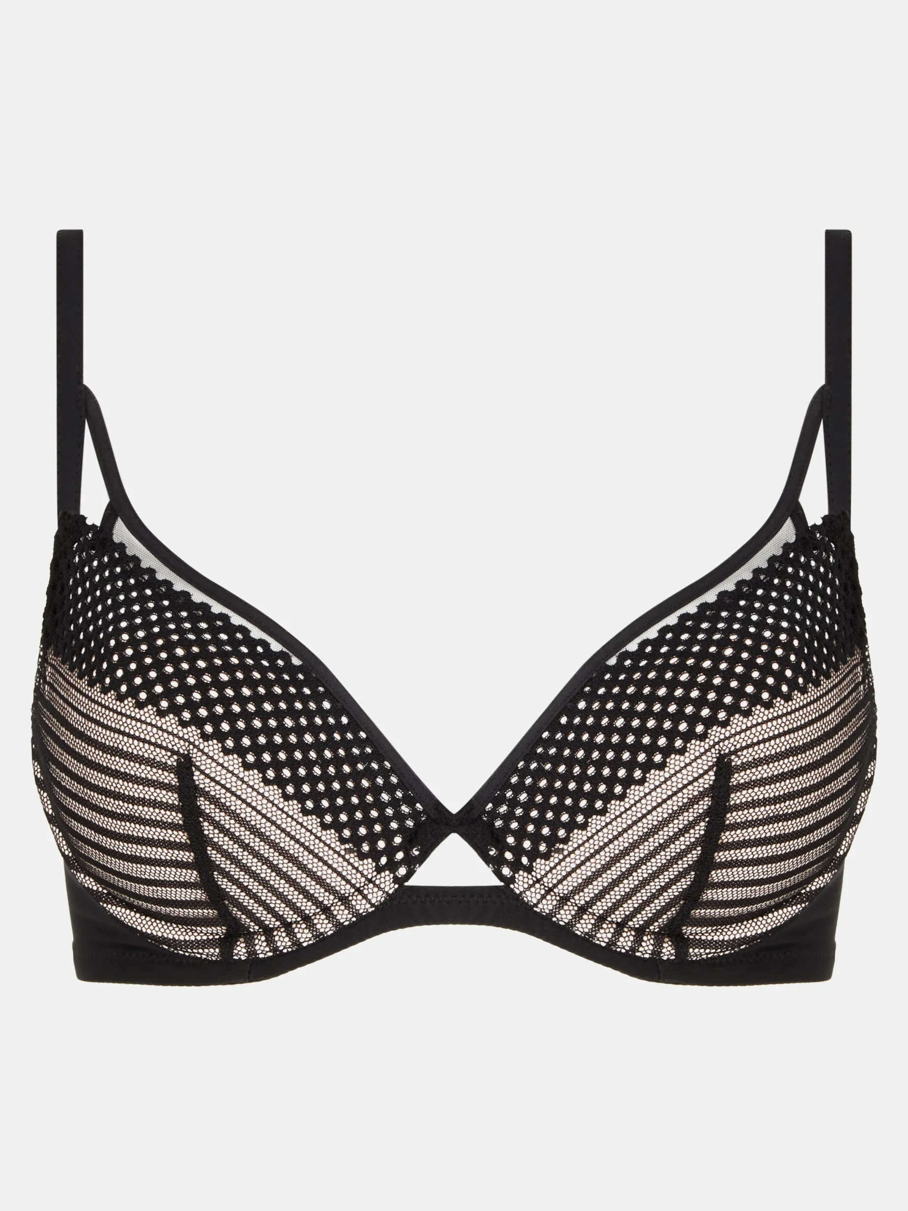 CHANTELLE PULP PLAY Plunge t-shirt BH - Zwart