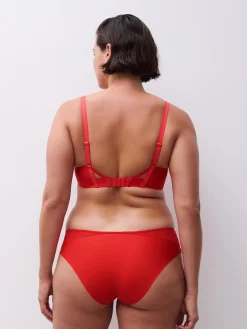 CHANTELLE PULP PLAY Plunge t-shirt BH - Rood