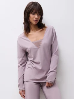 Chantelle Romance Top Lange Mouw - Stardust