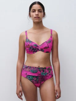 Chantelle SAUVAGE Bikinitop met beugel - Pink Jungle