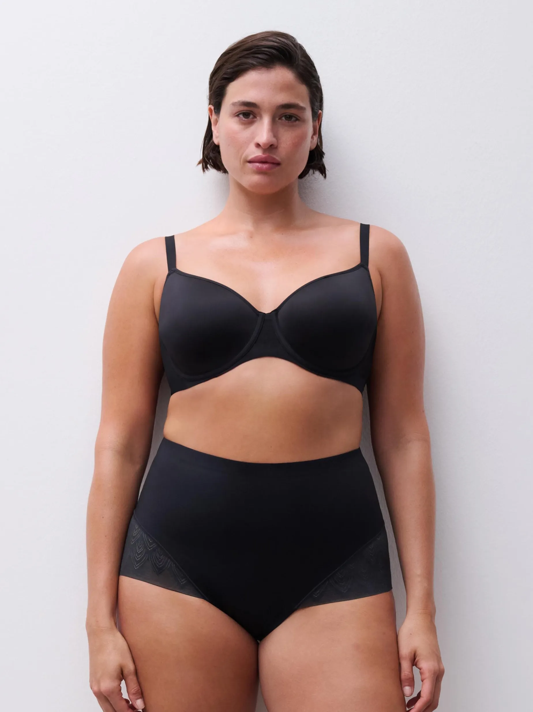 Chantelle SEXY SHAPE Corrigerende Hoge Taille Slip - Zwart