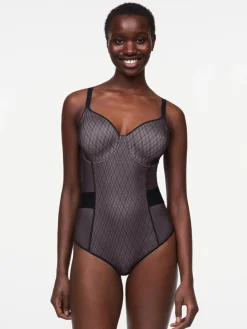 Chantelle SMOOTH LINES Body - Zwart / Beige
