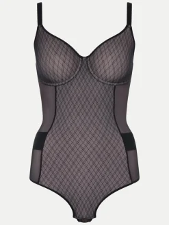 Chantelle SMOOTH LINES Body - Zwart / Beige