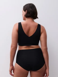Chantelle Softstretch Hoge taille slip+ 44-52 - Zwart