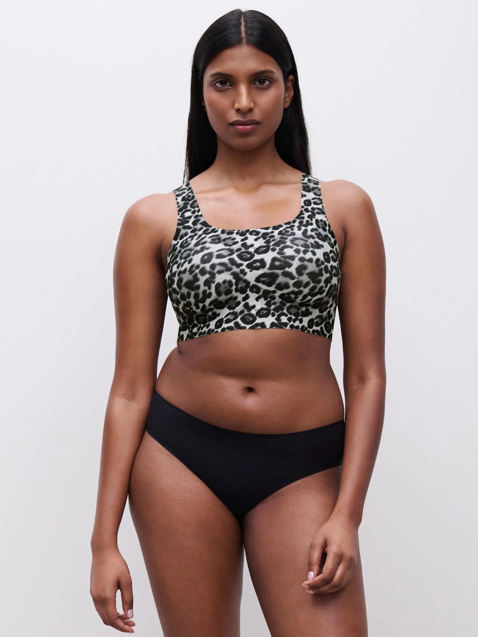Chantelle SOFTSTRETCH POWER BH Zonder Beugel - Grey Leopard