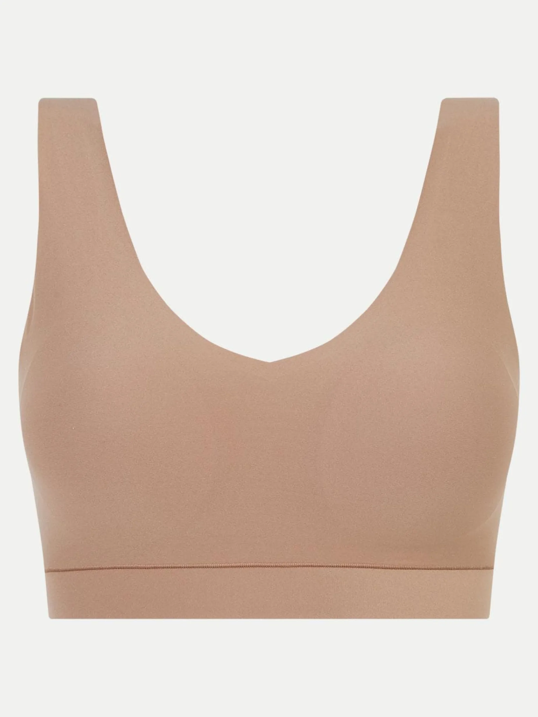 Chantelle Softstretch SoftStretch V-neck Top - Coffee Latte