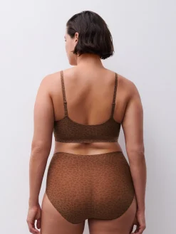 Chantelle Softstretch Softstretch Hoge Taille Slip - Wild Brown