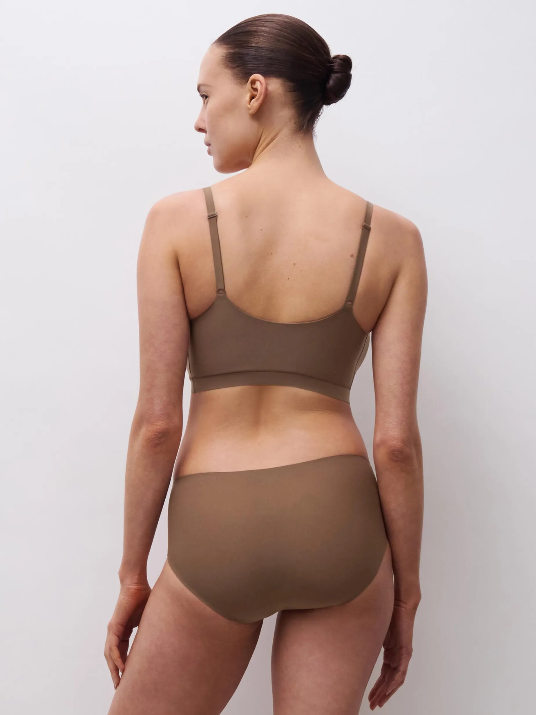 Chantelle Softstretch UW BRA WIREFREE - Mocca