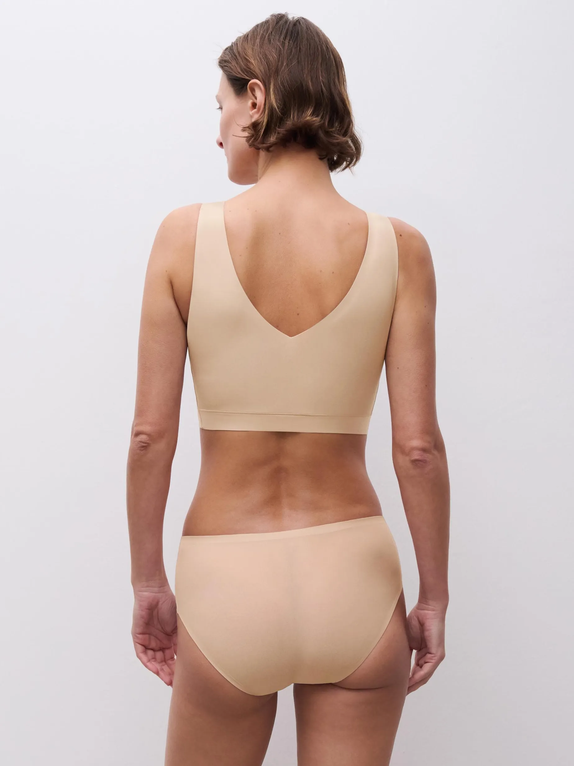 Chantelle Softstretch V-neck top - Beige