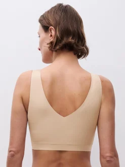 Chantelle Softstretch V-neck top - Beige