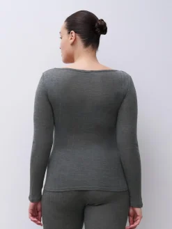 Chantelle THERMO COMFORT UW TOP TSHIRT LS - Arduingrijs