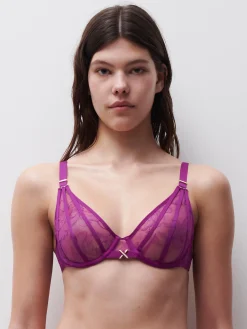CHANTELLE X XQUISITE Niet Voorgevormde Beugel BH - Ultraviolet