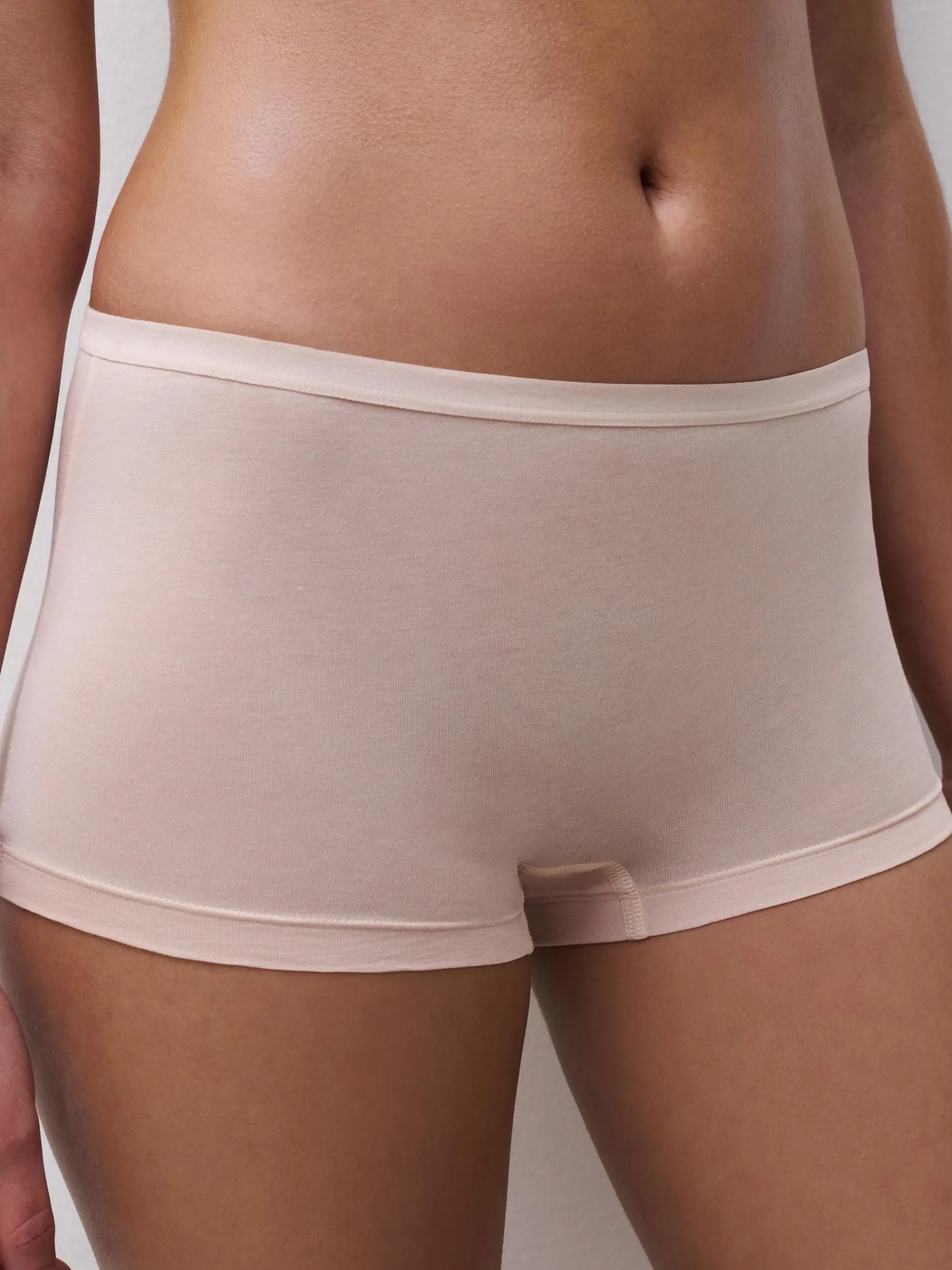 Femilet Basic Cotton Boxer Midi - Beige