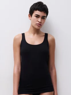 Femilet Basic Cotton Hemd Basis Katoen - Zwart