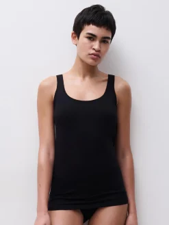Femilet Basic Cotton Midi - Zwart