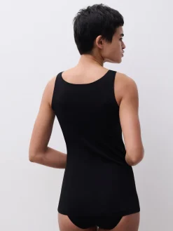 Femilet Basic Cotton Midi - Zwart