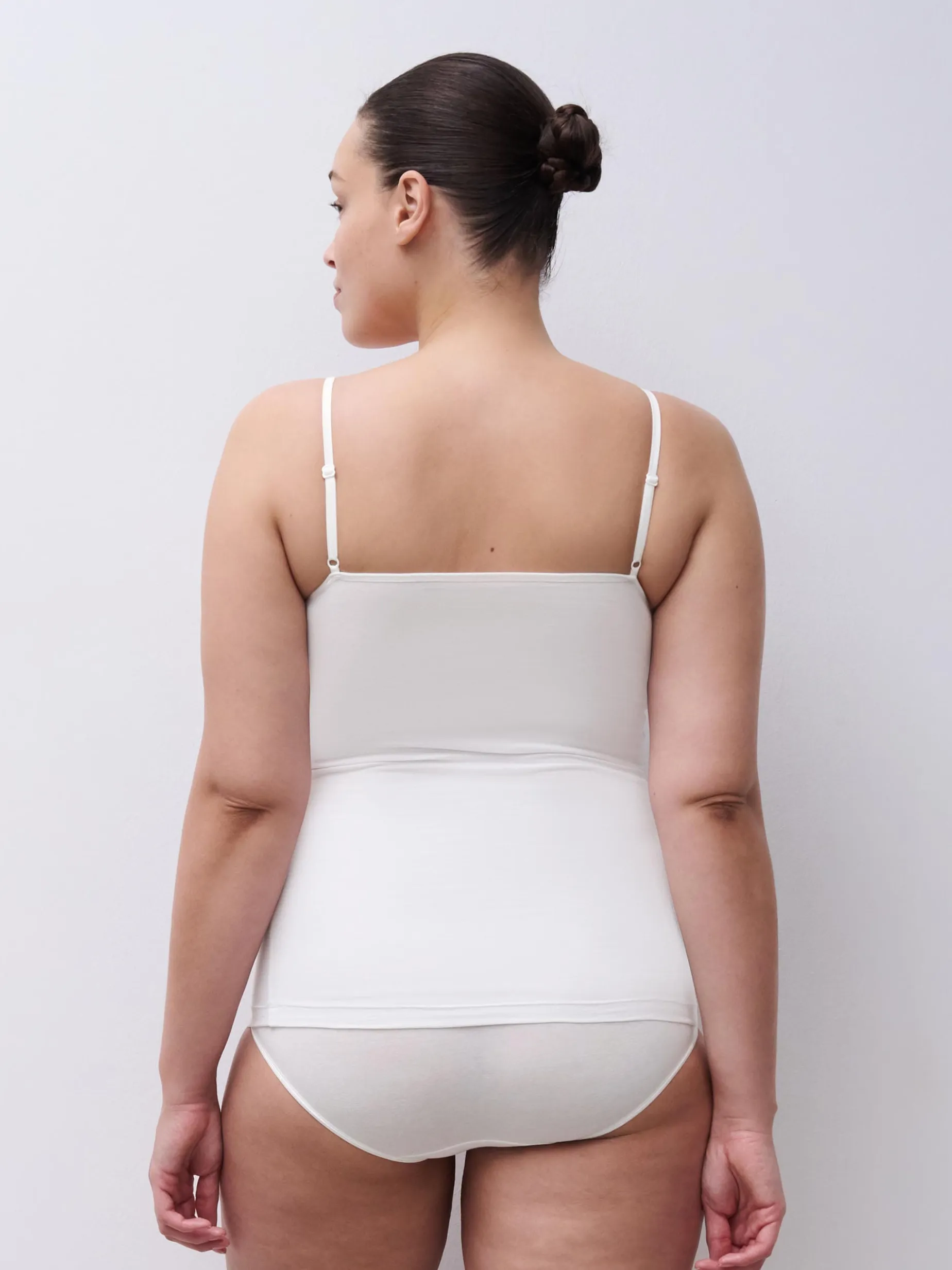 Femilet Basic Lace Hemd Katoen Kant - Wit