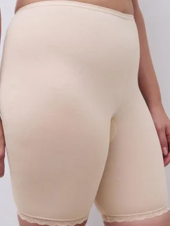 Femilet Basic Lace Long Short - Beige