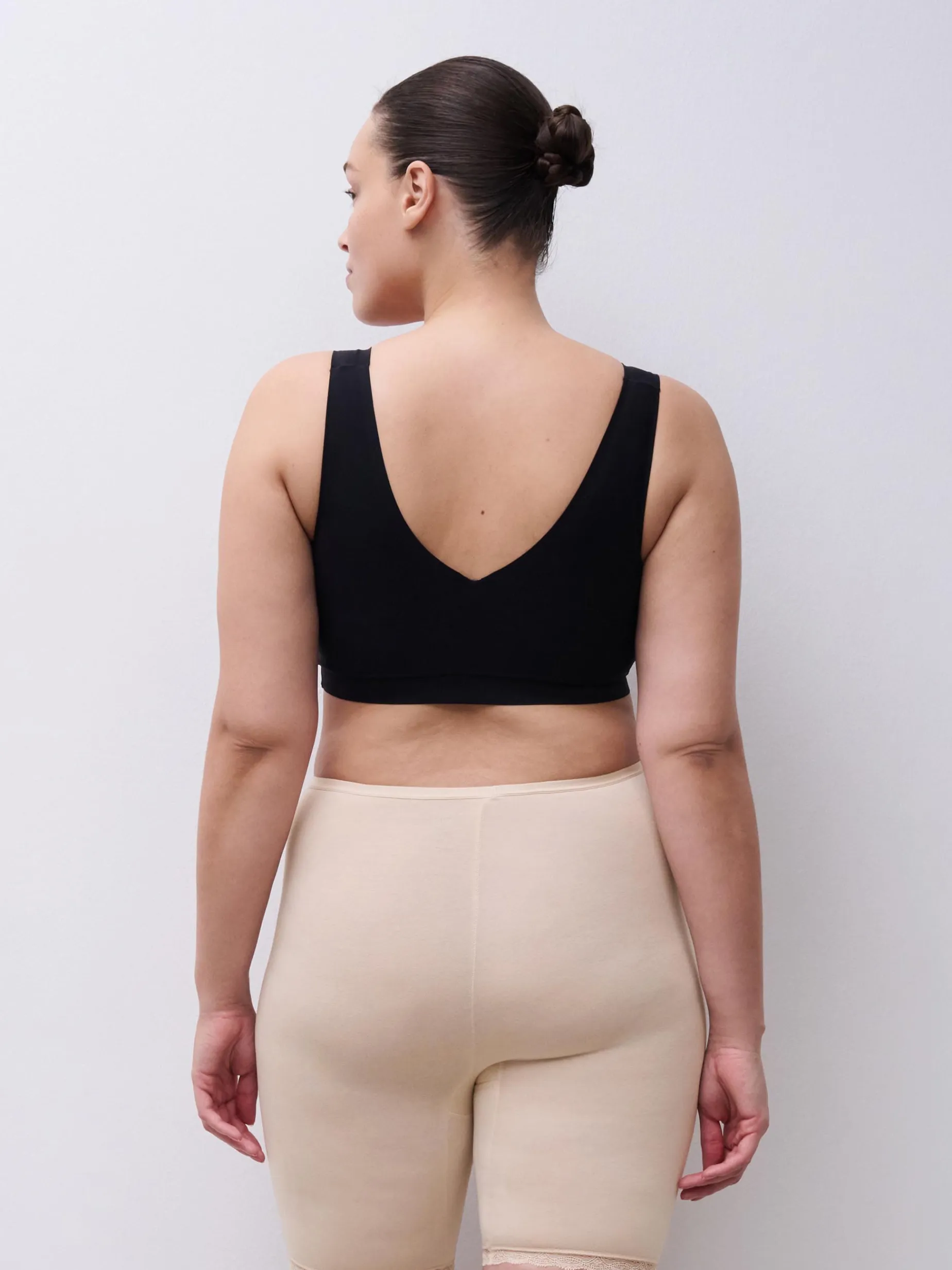 Femilet Basic Lace Long Short - Beige