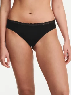 Femilet Basic Lace String - Zwart