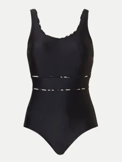 Femilet CAITLIN Beugelloos badpak met softcups - Zwart