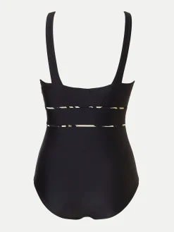 Femilet CAITLIN Beugelloos badpak met softcups - Zwart