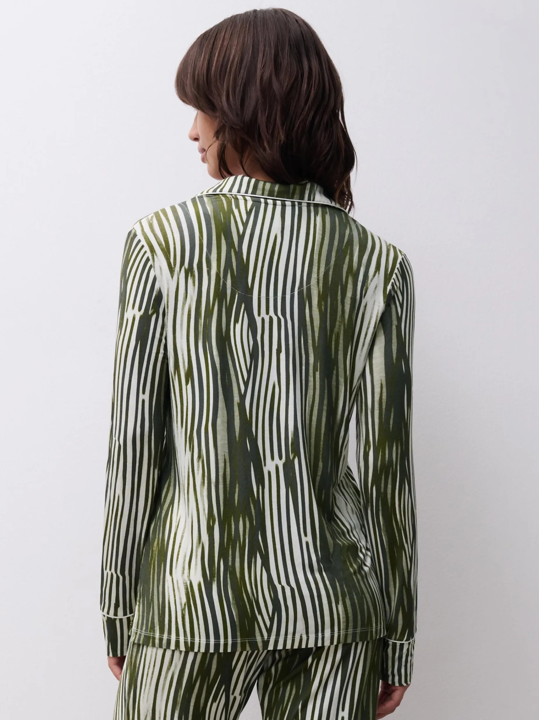 Femilet DAISY Top lange mouw - Green Lines