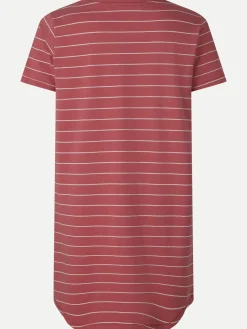 Femilet ELLIE Nachthemd korte mouw - Mauvewood stripe