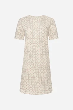 Femilet ELLIE Nachthemd korte mouw - Beige Curves