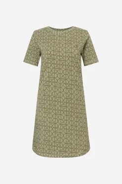 Femilet ELLIE Nachthemd korte mouw - Green Curves
