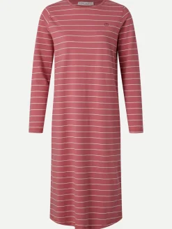 Femilet ELLIE Nachthemd lange mouw - Mauvewood stripe