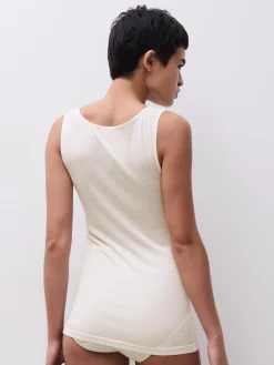 Femilet Juliana Hoge taille slip - 100% Merino wol - Ivoor