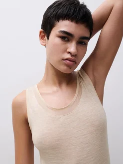 Femilet Juliana Juliana Singlet - 100% Merino wol - Heather nude