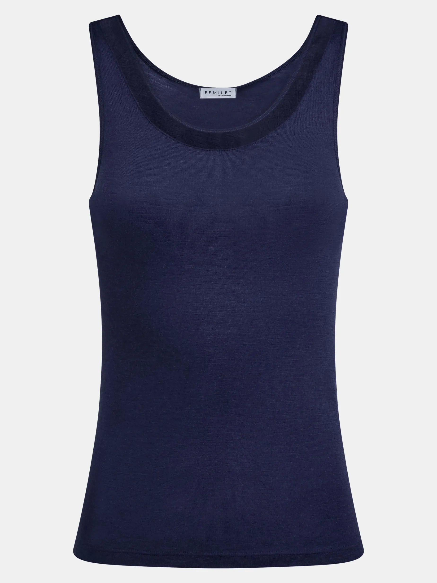 Femilet Juliana Juliana Singlet - 100% Merino wol - Donkerblauw