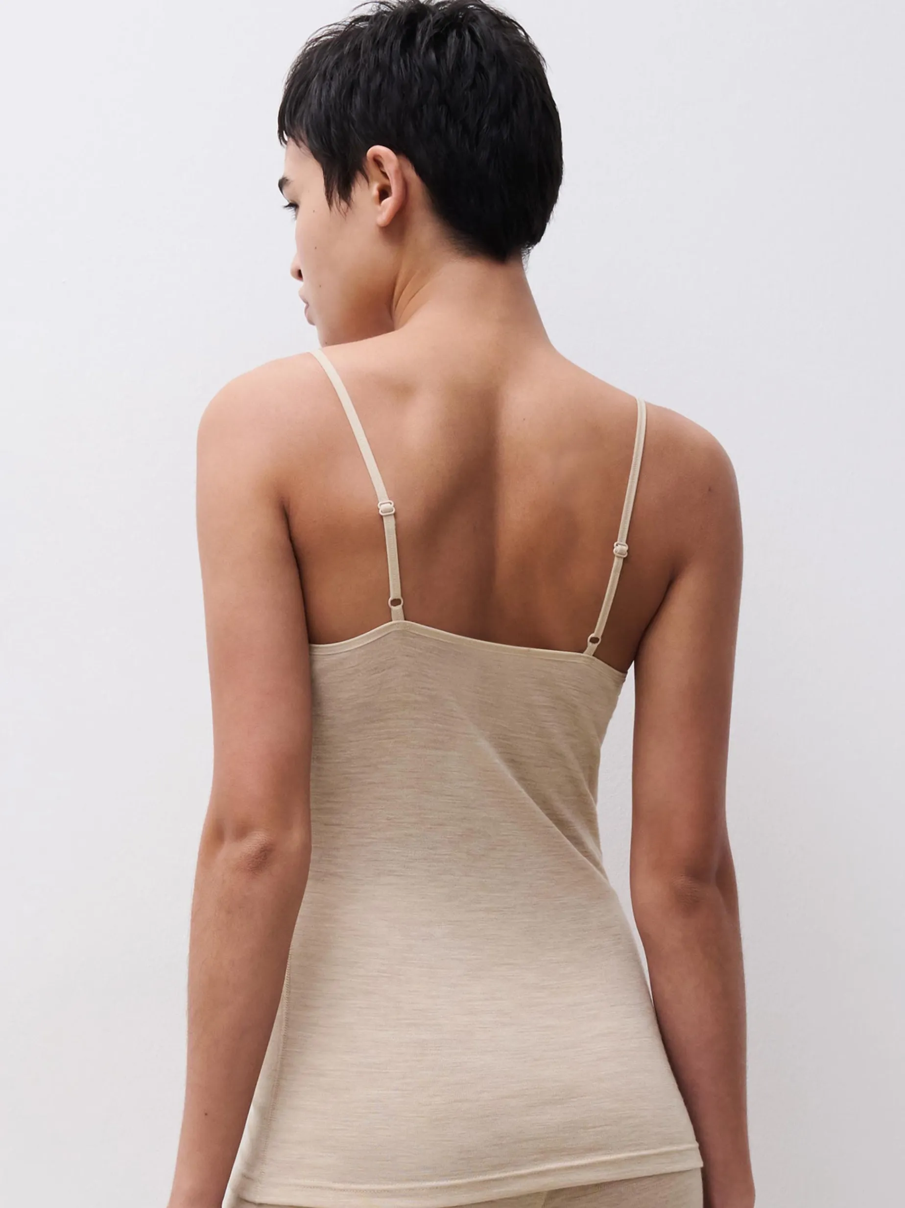 Femilet Juliana Juliana Singlet - 100% Merino wol - Heather nude