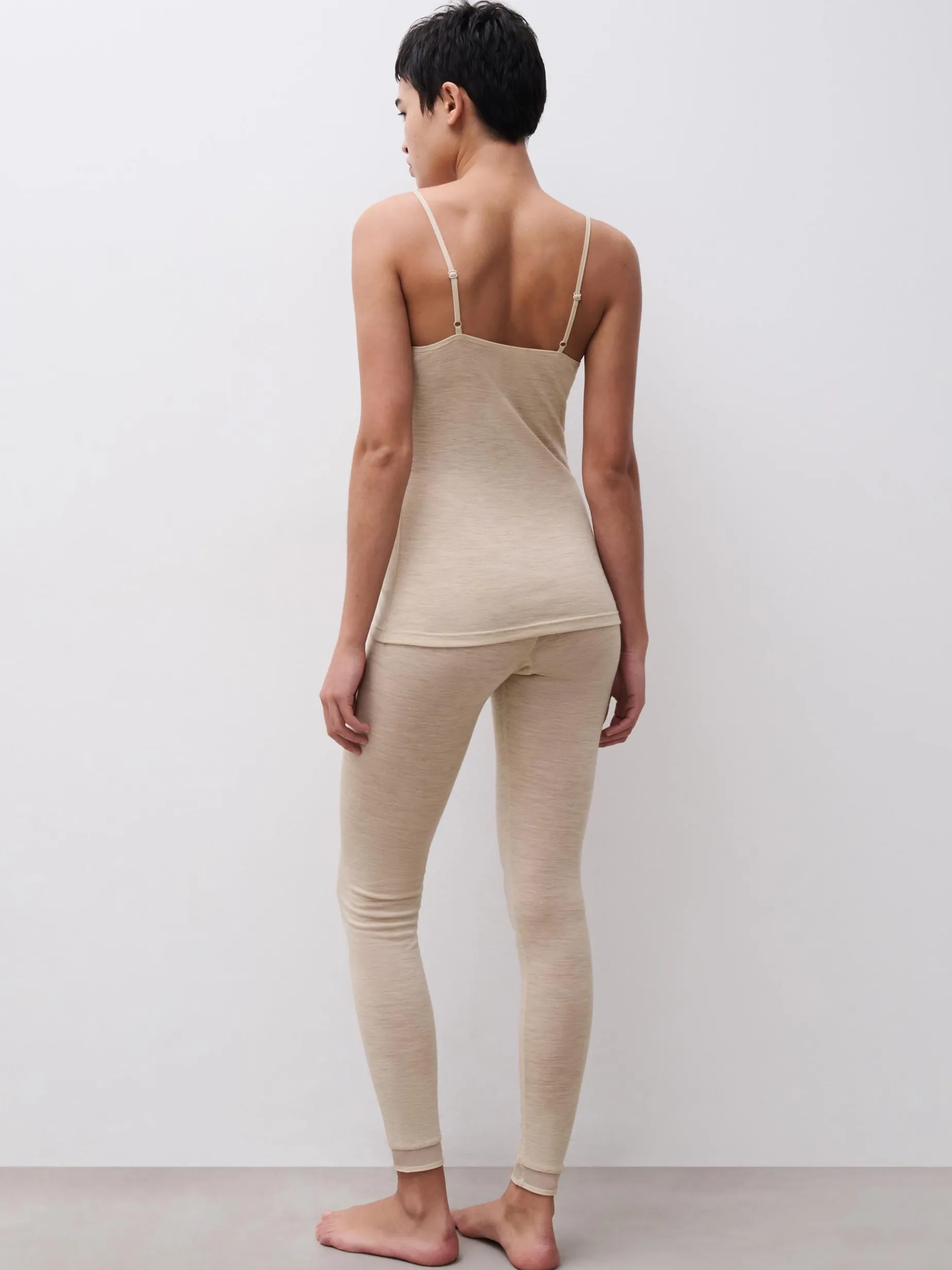 Femilet Juliana Juliana Singlet - 100% Merino wol - Heather nude