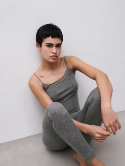 Femilet Juliana Singlet - 100% Merino wol - Heather grey