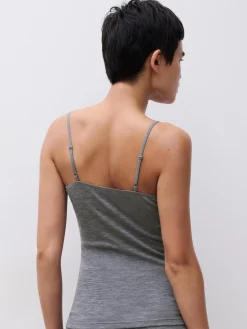 Femilet Juliana Singlet - 100% Merino wol - Heather grey