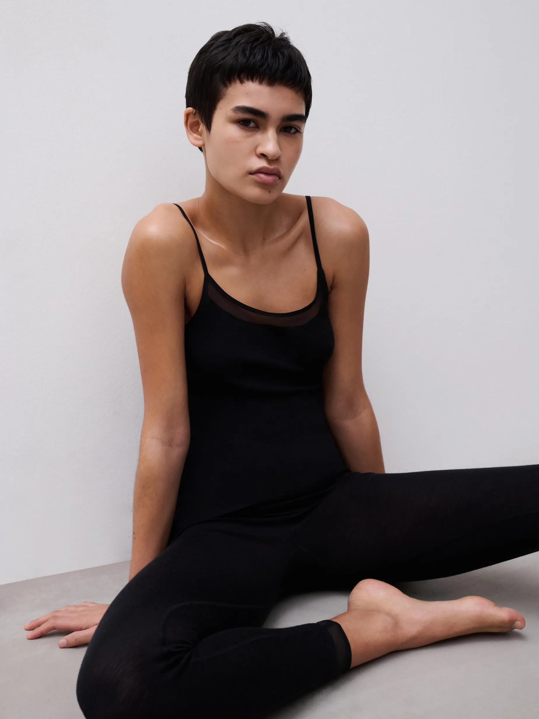 Femilet Juliana Singlet - 100% Merino wol - Zwart