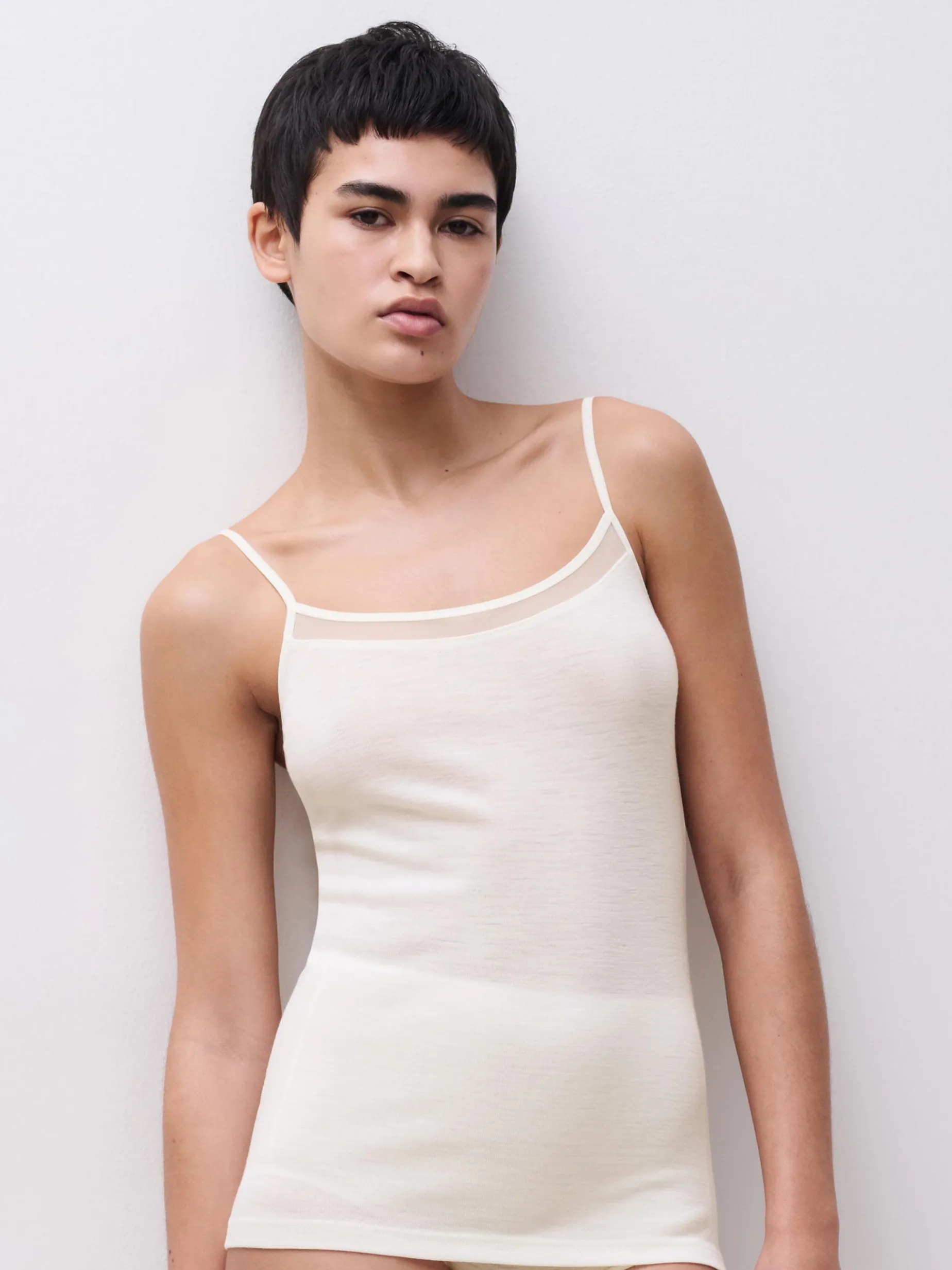 Femilet Juliana Singlet - 100% Merino wol - Ivoor
