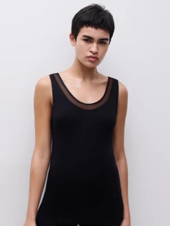 Femilet Juliana Singlet - 100% Merino wol - Zwart