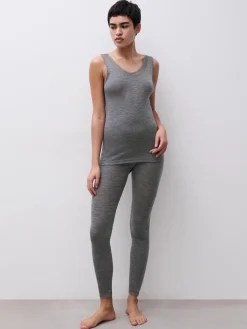 Femilet Juliana Singlet - 100% Merino wol - Heather grey
