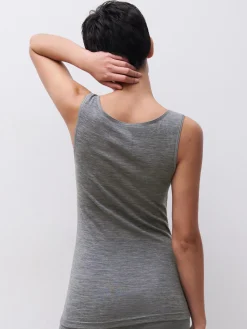 Femilet Juliana Singlet - 100% Merino wol - Heather grey