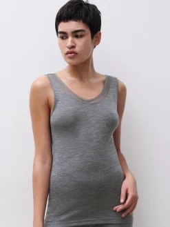 Femilet Juliana Singlet - 100% Merino wol - Heather grey