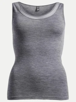 Femilet Juliana Singlet - 100% Merino wol - Heather grey