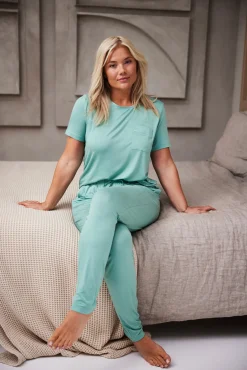Femilet KATY Lange broek - Malachite green