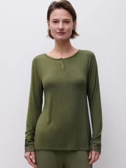 Femilet LAUREL Top lange mouw - Winter Moss