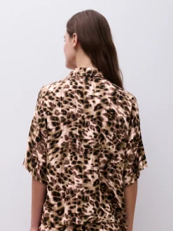 Femilet LAYLA Top korte mouw - Acorn Leo