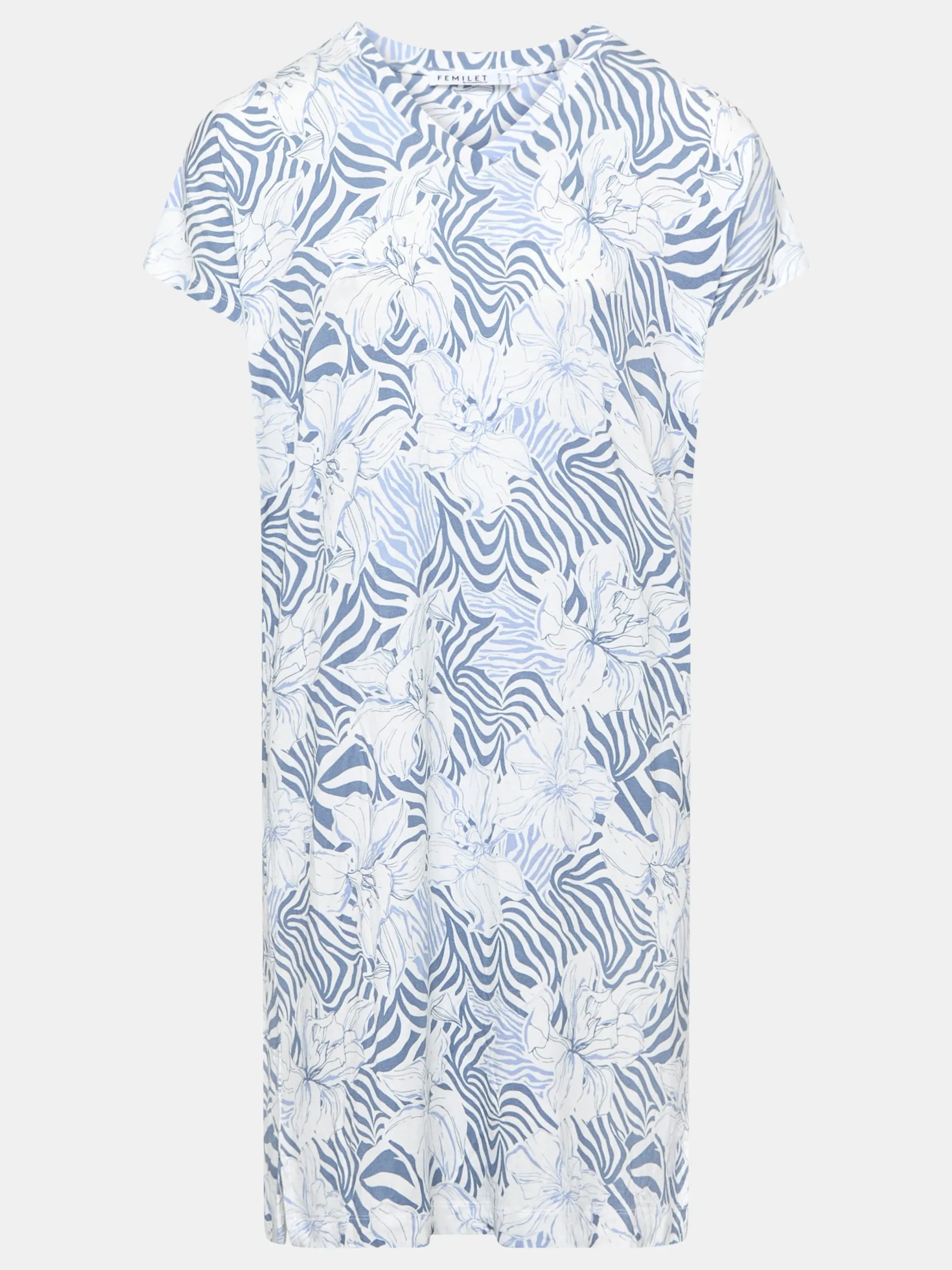 Femilet LORAINE Nachthemd korte mouw - Pastel Flower